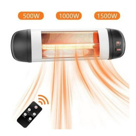 

YUNTIE Depot Esh 1500W Wall Mount Electric Carbon Heater Garden Outdoor Indoor LED Display