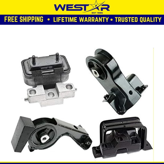 Fits 1998-2000 Chrysler Cirrus/Dodge Stratus/Plymouth Breeze 2.0L Motor&Trans Mount Set 4pcs
