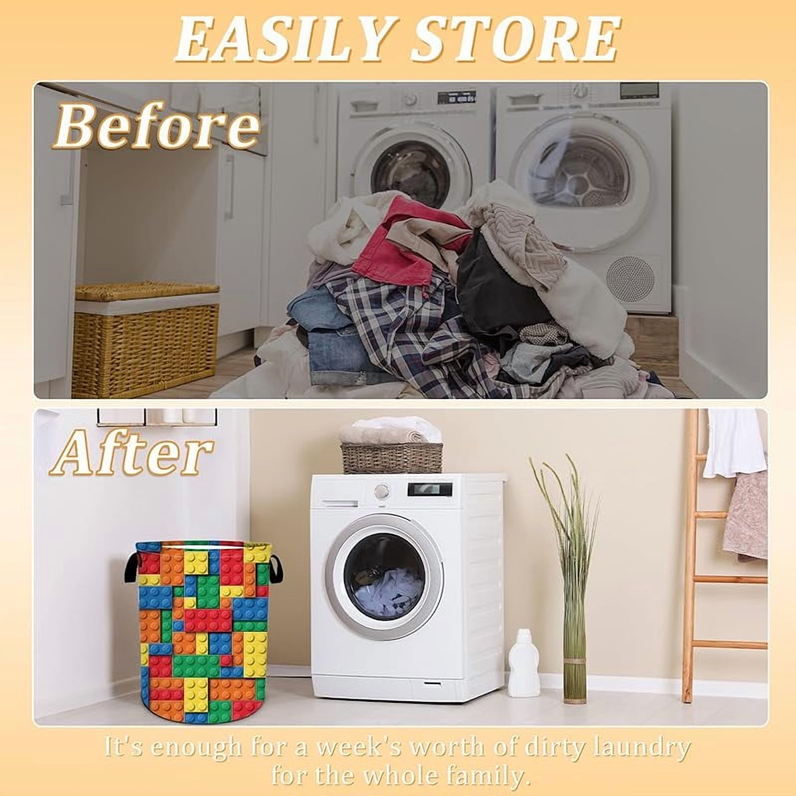 American Football Texture Laundry Basket, Sports Theme Laundry Hamper Foldable Waterproof Funny Tote Bag Dirty Clothes Storage Bucket Toy Organizer for Bathroom/Laundry/Bedroom
