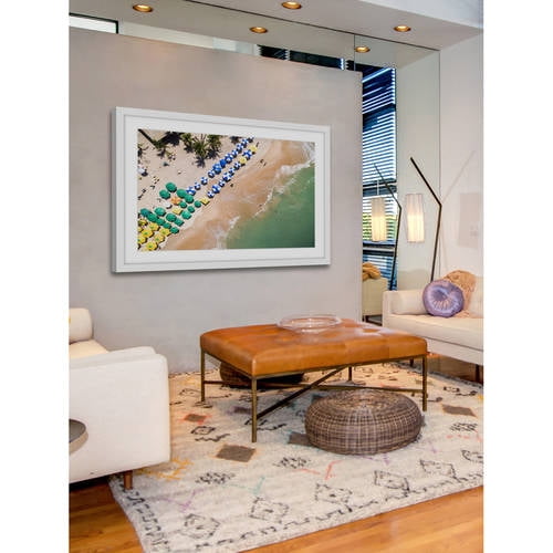 "Beach Umbrellas" Framed Painting Print