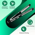 thumbnail image 3 of Liselle Beauty Products Salon Magic Pro Flat Iron - Titanium Plates, LCD Display, Adjustable Heat 450°F, 3 of 9