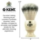 thumbnail image 2 of Brocha de afeitar Kent INF1 Infinity Ultra-Soft Silvertex, 2 of 8
