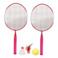 thumbnail image 1 of koolsoo Badminton Rackets Children Shuttlecocks Racquet pink, 1 of 8
