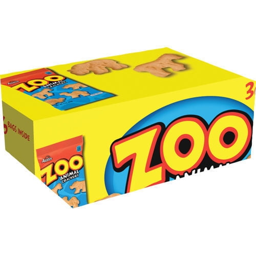 Austin Zoo Animal Crackers, 2 oz, 36 ct