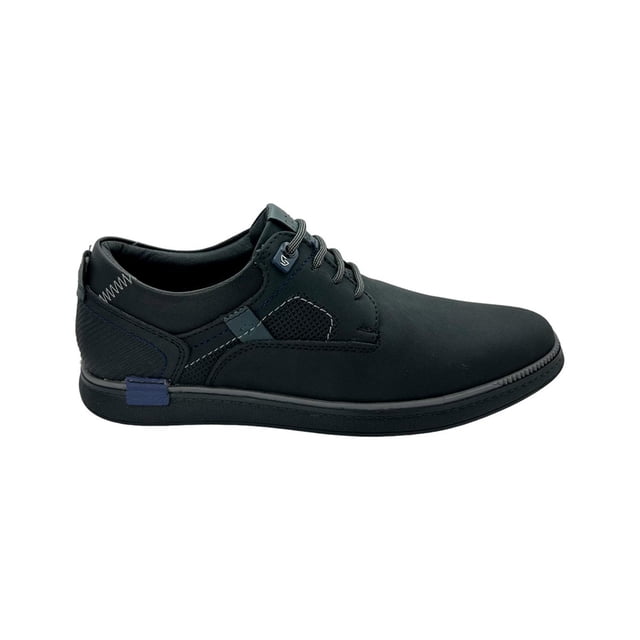 Zapato Hombre CUSTOM STYLE Casual Comodo Agujetas negro 26
