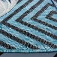 thumbnail image 4 of SAFAVIEH Cabana Salima Indoor/Outdoor Area Rug, Aqua/Navy, 7' x 7' Round, 4 of 11