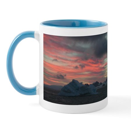 

CafePress - Antarctica Sunset 3 Mug - 11 oz Ceramic Mug - Novelty Coffee Tea Cup