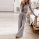 thumbnail image 1 of Conjunto de Pijama de manga larga para mujer, ropa de dormir de otoño e invierno, Top + Pantalones largos, chándal informal, ropa de casa, 1 of 4