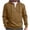 Brown, variant on YYDGH Mens Half Zip Hoodies Drawstring Long Sleeve Pullover Tops Casual Lightweight Fall Winter Warm Sweatshirts Black S