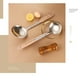 thumbnail image 5 of Xihbxyly Juego de Utensilios de Acero Inoxidable, Espátula Ergonómica, Cuchara Sopera Resistente Al Calor, Colador Duradero, Ideal para Cocinar, Hornear y Servir, Ideal para Cocina Doméstica, Fácil d, 5 of 7