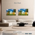 thumbnail image 4 of Elephant Stock Surfboard Row Wall Art - Horizontal Canvas Wall Art - Living Room Wall Decor - Hobbies And Lifestyle Canvas - Blue And Orange Decor - 48" x 32", 4 of 8