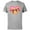 Athletic Heather, variant on Disney Princess Group Heart Pink - Short Sleeve Cotton T-Shirt for Adults - Customized-Black