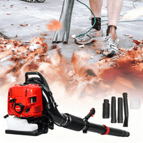 Backpack Blower, 75.6CC Gas Powered Leaf Blower with 900CFM & 210MPH for Commercial Lawn Care, Yard Debris & Snow Removal