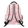 thumbnail image 2 of FUIALDOLG Pink Paw Print Pattern School Backpack with Padded Straps, Water Resistant Large Capacity 17 Inch School Bag for Daily Use Back to School, 2 of 10