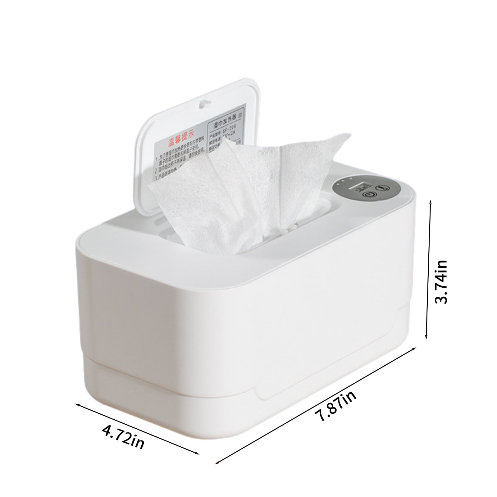 Bwiyojiz Home, Garden & Tools Gadgets Kitchen Dining Babys Wipes Heater Portable Intelligent and Temperature Control Large Capacity Uniform Overall Heating Silent, Gifts for Sister, White