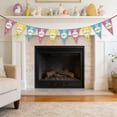 thumbnail image 4 of Costeam Easter Triangle Banner Garland, Bunny Egg Pennant for Spring Party Decor, 4 of 6