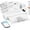 White, variant on Portable Printers for Travel, A285M Inkless Thermal Printer Support 8.5" X 11" & A4 Thermal Paper, Small Mobile Printer Compatible with Laptop for Receipt,