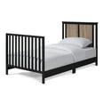 thumbnail image 5 of Suite Bebe Connelly Mini Crib with Mattress Pad, Black & Vintage Walnut, 5 of 6