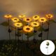 thumbnail image 3 of Luz de de jardín solar LED, luz floral impermeable, para jardín, patio al , luz de paisaje, encendido / apagado automático, luz de shamjiam Luz de estaca decorativa, 3 of 8