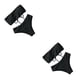 thumbnail image 2 of Greeniant Traje de baño dividido para mujer, traje de baño de verano con relleno, conjunto de traje de baño ajustable para vacaciones en la playa, traje Negro S 2piezas Greeniant CBP229123, 2 of 6