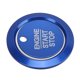 thumbnail image 5 of Anillo de cubierta de botón de arranque y parada de encendido de motor, repuesto azul para Ford F-150 2016-2019, 5 of 12