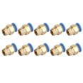 thumbnail image 5 of 10x Pneumatic 6mm Tube X 1/8" NPT Male Connector Push In To Air Connect Fitting, 5 of 12