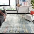 thumbnail image 2 of SAFAVIEH Mirage Crystal Abstract Area Rug, Blue/Grey, 9' x 12', 2 of 8