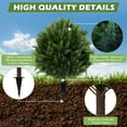 thumbnail image 4 of Bibana Artificial Cedar Topiary Ball Trees, Faux Cedar Shrub Bushes with Ground Spike 25.5", UV Resistant Fake Cedar Plants for Indoor, Garden, Yard, Porch, Patio Decor(set of 2), 4 of 6