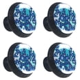 thumbnail image 2 of 4 Pcs Forest Animal Tree Floral Knobs for Kitchen Cabinet Cupboard Dresser Bookcase Drawer Pulls Handles Round Home Decor, 2 of 8