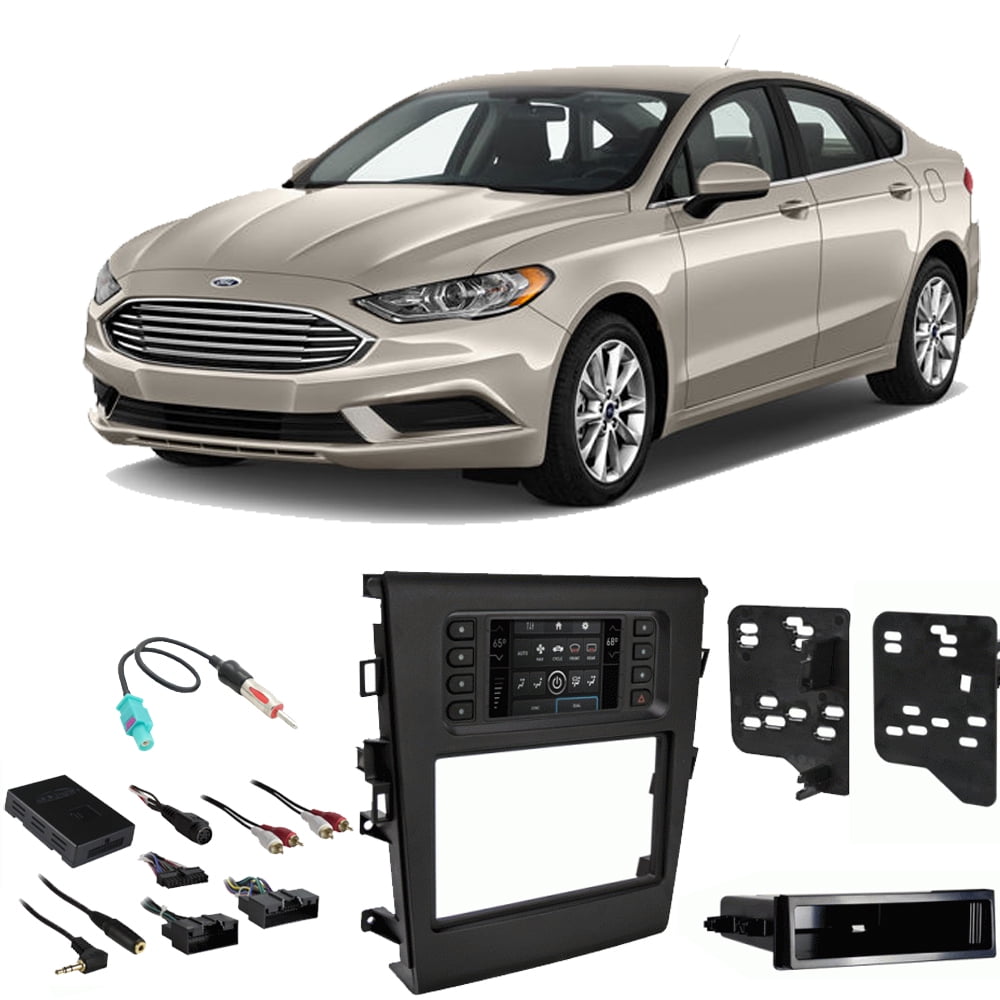 Ford Fusion 20132017 Single or Double DIN Stereo Harness Radio Install Dash Kit