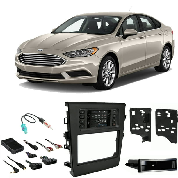 Ford Fusion 20132017 Single or Double DIN Stereo Harness Radio Install