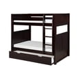 thumbnail image 4 of Camaflexi Twin over Twin Bunk Bed with Twin Trundle - Panel Headboard-Finish:Cappuccino, 4 of 4