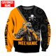 thumbnail image 1 of Sudadera con capucha para hombre, ropa de calle con nombre personalizado, estampado 3D de Calavera, con cremallera, informal, DK4905 XL Gao Jinjia LED, 1 of 2