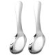 thumbnail image 1 of BRIGHTFUFU 2 piezas para niños cucharas niños cucharadas de sopa inoxidable cena cucharas cucharas de postres cucharas de arroz, 1 of 1