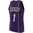 thumbnail image 3 of Men's Mitchell & Ness Tracy McGrady Purple Toronto Raptors Hardwood Classics Swingman Jersey, 3 of 3