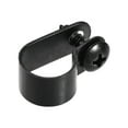 thumbnail image 4 of Uxcell 13.2mm Nylon R Type Cable Clip Wire Clamp with Screws Black 100 Pieces, 4 of 5