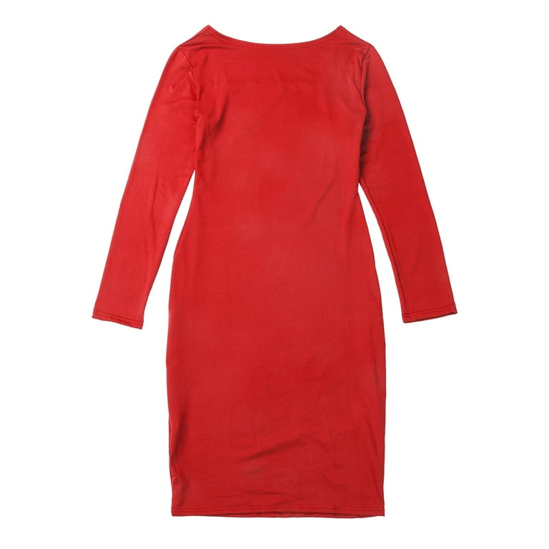 Felcia Women's Elegant Slim Fit Square Collar Long Sleeve Mini Dress - Cozy, Soft, and Comfortable for All Seasons - Walmart.com Felcia Women's Elegant Slim Fit Square Collar Long Sleeve Mini Dress - Cozy, Soft, and Comfortable for All Seasons - Walmart.com