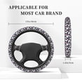 thumbnail image 4 of KLL Car Steering Wheel Cover, Universal 15 inch, Soft Elastic and Comfortable,Car Accessories Decorations-Rabbit And Rose, 4 of 7
