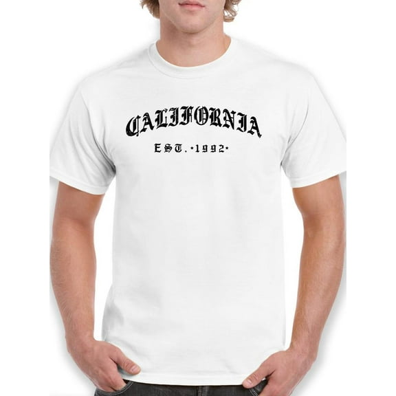 California Est. 1992 T-Shirt Men -Image by Shutterstock, Male XX-Large