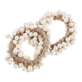 thumbnail image 3 of Miangastore Scrunchies Pearl 2Pcs 2.75In Knitting Daily Use, 3 of 8