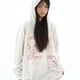 thumbnail image 1 of Sanrio Hello Kitty Hooded Sweater Anime Fashion Embroidery Cardigan Zipper Top Cotton Korean Loose Couple Coat Winter Y2K Girls, 1 of 4