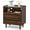 Walnut2, variant on Mid-Century Modern Nightstands Set of 2 with Charging Station, 26" Tall Wood Bedside Tables with Tray Top, USB & Type-C Ports, 2 Drawers and Open Shelf for Bedroom or Living Room, Walnut