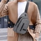 thumbnail image 5 of Bandolera estilo japonés para hombres y mujeres - Mochila de pecho resistente al agua para correr, ciclismo, viajar - Porta-móvil y cartera con varios bolsillos, 5 of 7