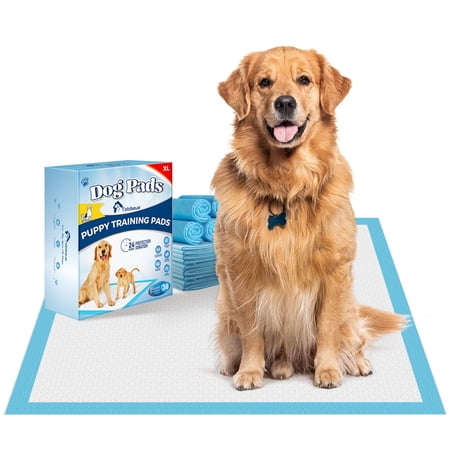 Tolobeve Dog Training Pads XL 26 in x 30 in 30 Count Disposable Dog Pads Puppy Pee Pads