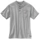 thumbnail image 2 of Camiseta Carhartt Loose Fit Heavyweight con bolsillo gris jaspeado, 2 of 2