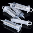 thumbnail image 3 of DEBGFS 4 Pack 100 ml Plastic Syringes  Dispensing Multiple Uses Measuring Syringe Tools  Measuring Liquids, 3 of 7