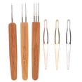 thumbnail image 1 of 1 Set of Dreadlock Crochet Hook Hair Braiding Needle Dreadlocks Weaving Tool, 1 of 9