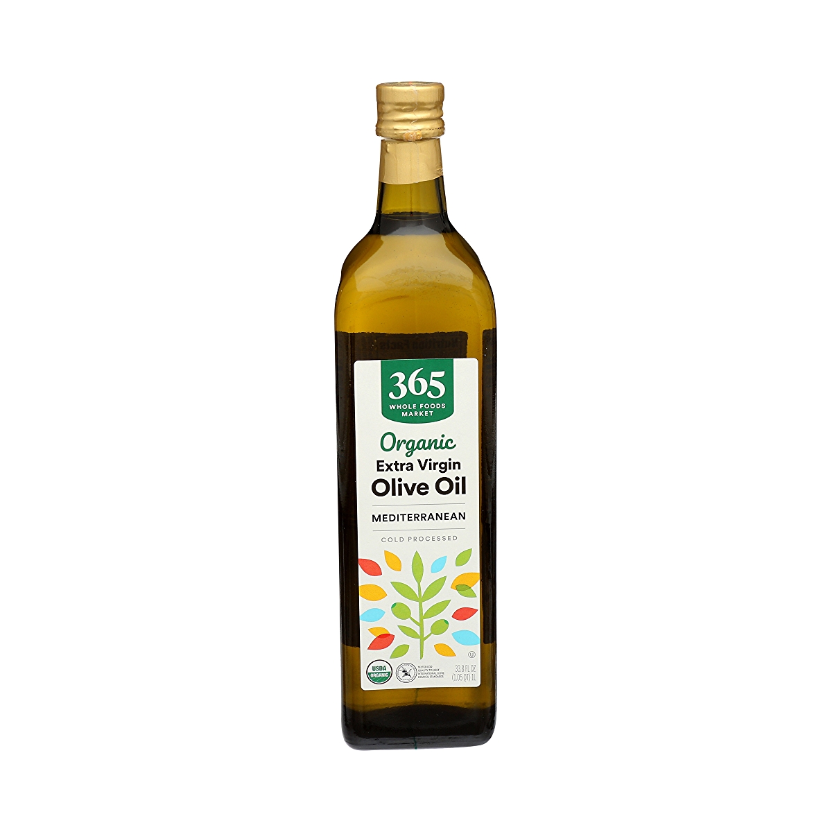 365 By Whole Foods Market Organic Extra Virgin Olive Oil Cold Processed Mediterranean 33 8 Fl Oz Walmart Com