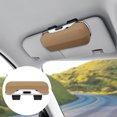 thumbnail image 5 of Car Visor Sunglasses Holder, Eyeglasses Storage Organizer, Hard Shell Auto Glasses Case, Clip-On Car Visor Eyewear Storage, Compact Design, 5 of 6