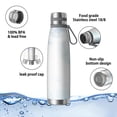 thumbnail image 4 of 29oz Insulated Water Bottle with Tea Infuser, Stainless Steel Travel Mug, Ice Frozen Print, 4 of 6